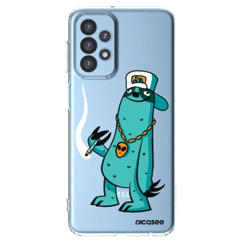 Picasee silikonový průhledný obal pro Samsung Galaxy A23 A235F 4G - Earth - Je mi fajn