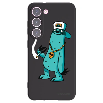 Picasee silikonový černý obal pro Samsung Galaxy S23 5G - Earth - Je mi fajn