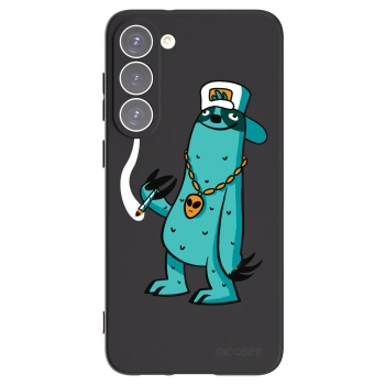 Picasee silikonový černý obal pro Samsung Galaxy S23+ 5G - Earth - Je mi fajn