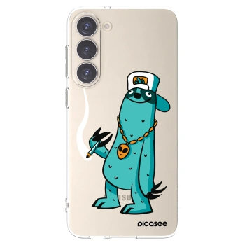 Picasee silikonový průhledný obal pro Samsung Galaxy S23+ 5G - Earth - Je mi fajn