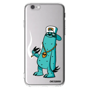 Picasee silikonový průhledný obal pro Apple iPhone 6/6S - Earth - Je mi fajn