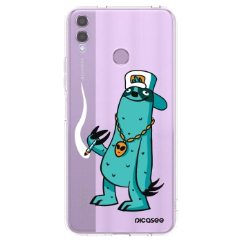 Picasee silikonový průhledný obal pro Honor 8X - Earth - Je mi fajn