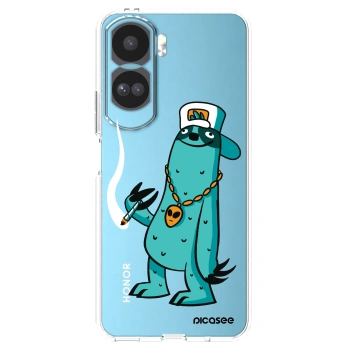 Picasee silikonový průhledný obal pro Honor 90 Lite 5G - Earth - Je mi fajn
