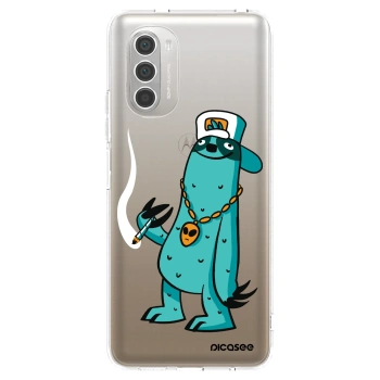 Picasee silikonový průhledný obal pro Motorola Moto G51 - Earth - Je mi fajn