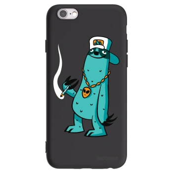 Picasee silikonový černý obal pro Apple iPhone 6/6S - Earth - Je mi fajn