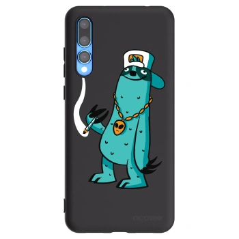 Picasee silikonový černý obal pro Huawei P20 Pro - Earth - Je mi fajn