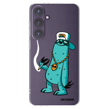 Picasee silikonový průhledný obal pro Samsung Galaxy S24+ S926B 5G - Earth - Je mi fajn