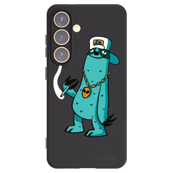 Picasee silikonový černý obal pro Samsung Galaxy S24 S921B 5G - Earth - Je mi fajn