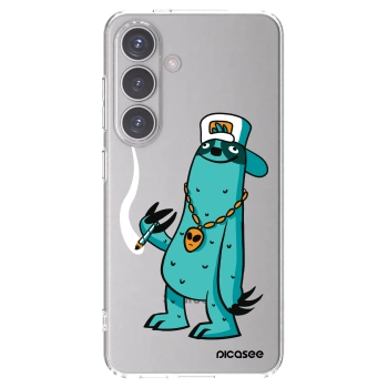 Picasee silikonový průhledný obal pro Samsung Galaxy S24 S921B 5G - Earth - Je mi fajn