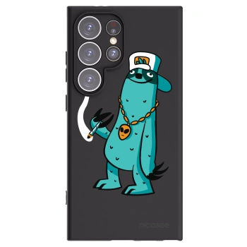 Picasee silikonový černý obal pro Samsung Galaxy S24 Ultra S928B 5G - Earth - Je mi fajn