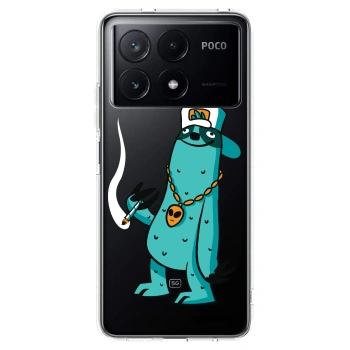 Picasee silikonový průhledný obal pro Xiaomi Poco X6 Pro - Earth - Je mi fajn