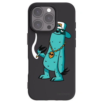 Picasee silikonový černý obal pro Apple iPhone 16 Pro - Earth - Je mi fajn