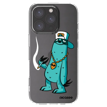 Picasee silikonový průhledný obal pro Apple iPhone 16 Pro - Earth - Je mi fajn
