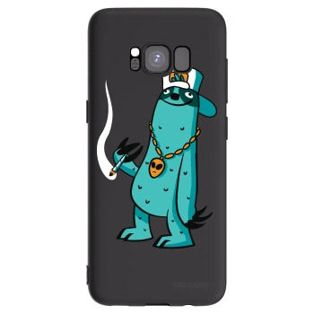 Picasee silikonový černý obal pro Samsung Galaxy S8 G950F - Earth - Je mi fajn