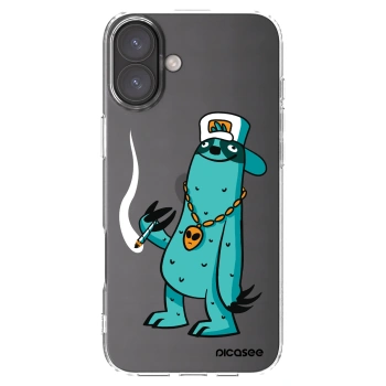 Picasee silikonový průhledný obal pro Apple iPhone 16 Plus - Earth - Je mi fajn