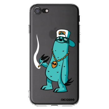 Picasee silikonový průhledný obal pro Apple iPhone 7 - Earth - Je mi fajn