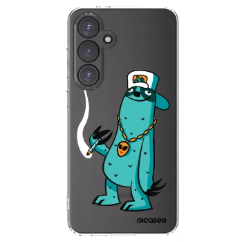 Picasee silikonový průhledný obal pro Samsung Galaxy S24 FE S721B - Earth - Je mi fajn