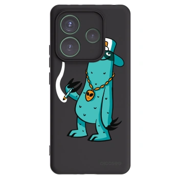 Picasee silikonový černý obal pro Xiaomi Redmi Note 14 5G - Earth - Je mi fajn