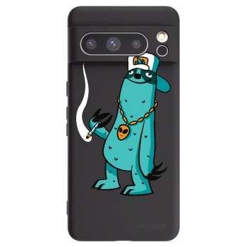 Picasee silikonový černý obal pro Google Pixel 8 Pro - Earth - Je mi fajn