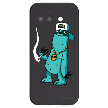 Picasee silikonový černý obal pro Google Pixel 9a - Earth - Je mi fajn