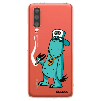 Picasee silikonový průhledný obal pro Huawei P30 - Earth - Je mi fajn