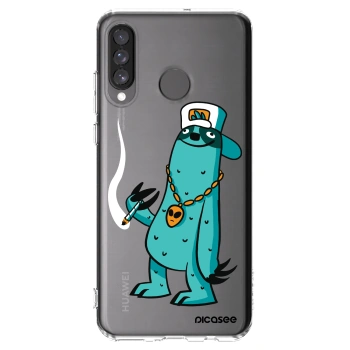 Picasee silikonový průhledný obal pro Huawei P30 Lite - Earth - Je mi fajn