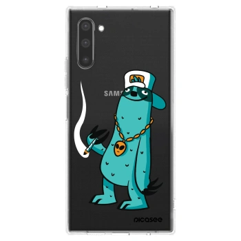 Picasee silikonový průhledný obal pro Samsung Galaxy Note 10 N970F - Earth - Je mi fajn