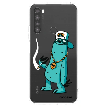 Picasee silikonový průhledný obal pro Xiaomi Redmi Note 8 - Earth - Je mi fajn