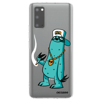 Picasee silikonový průhledný obal pro Samsung Galaxy S20 G980F - Earth - Je mi fajn