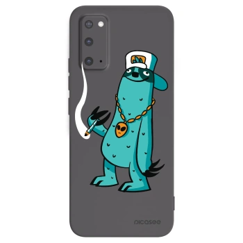 Picasee silikonový černý obal pro Samsung Galaxy S20 G980F - Earth - Je mi fajn