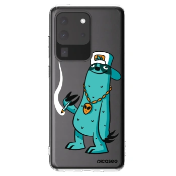 Picasee silikonový průhledný obal pro Samsung Galaxy S20 Ultra 5G G988F - Earth - Je mi fajn