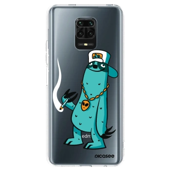 Picasee silikonový průhledný obal pro Xiaomi Redmi Note 9 Pro - Earth - Je mi fajn