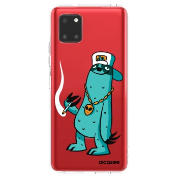 Picasee silikonový průhledný obal pro Samsung Galaxy Note 10 Lite N770F - Earth - Je mi fajn