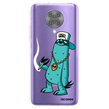 Picasee silikonový průhledný obal pro Xiaomi Poco F2 Pro - Earth - Je mi fajn
