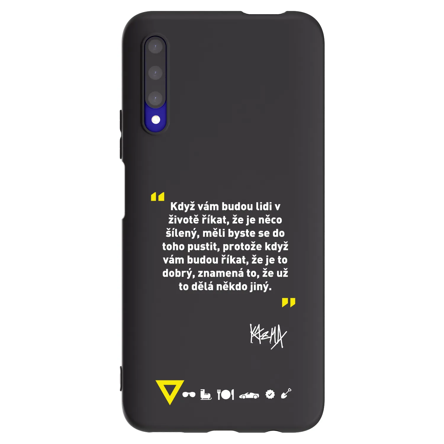 Picasee silikonový černý obal pro Honor 9X Pro - Kazma - MĚLI BYSTE SE DO TOHO PUSTIT