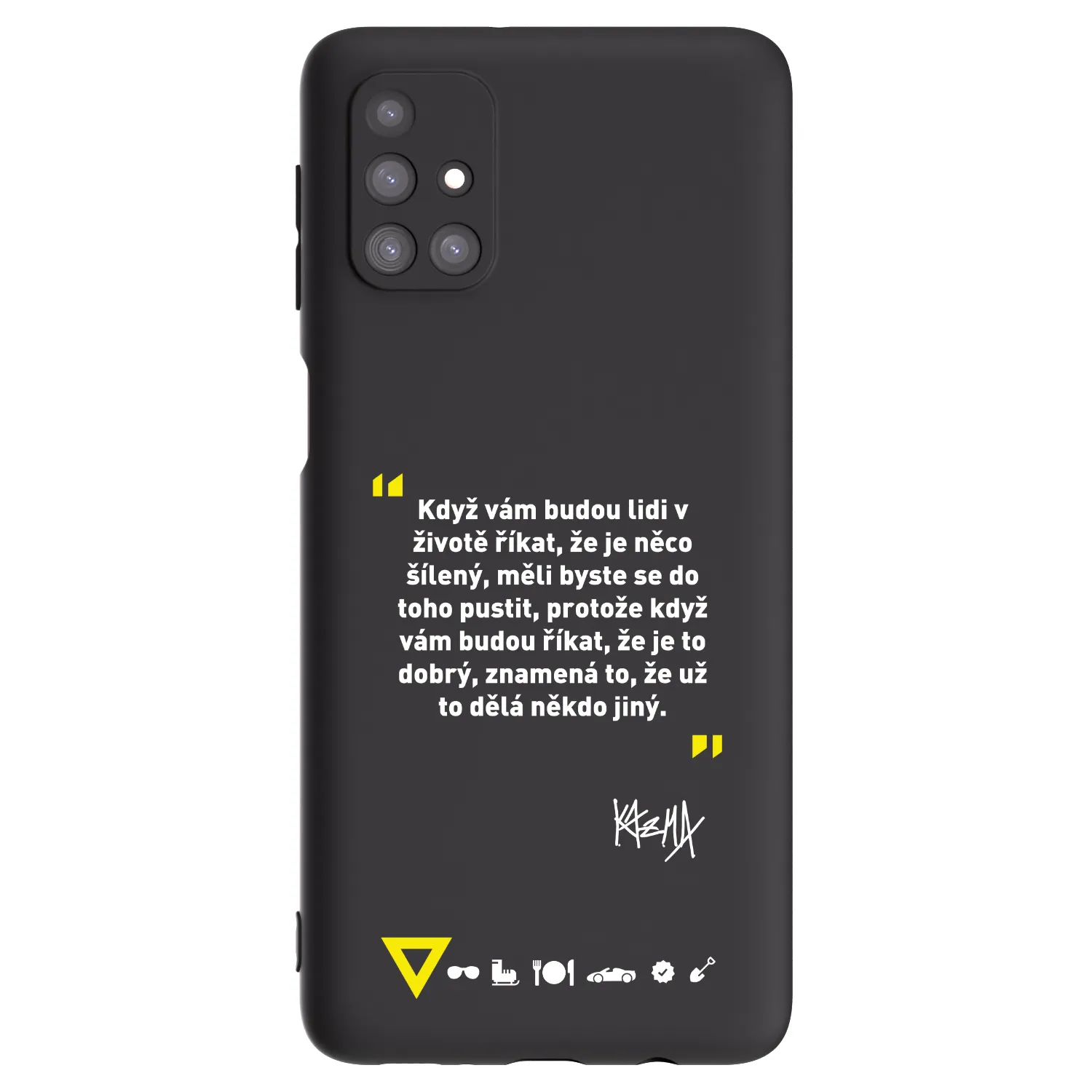 Picasee silikonový černý obal pro Samsung Galaxy M31s - Kazma - MĚLI BYSTE SE DO TOHO PUSTIT