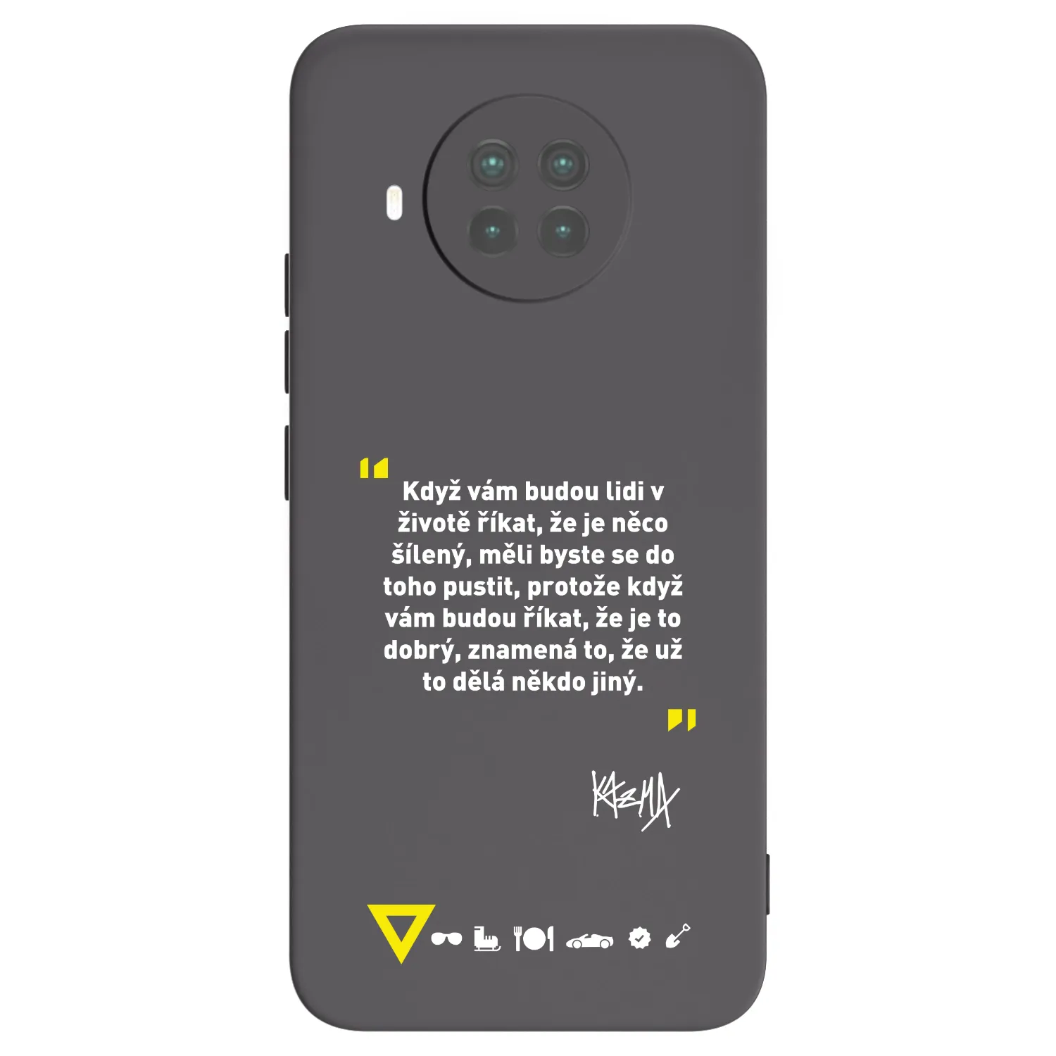 Picasee silikonový černý obal pro Xiaomi Mi 10T Lite - Kazma - MĚLI BYSTE SE DO TOHO PUSTIT