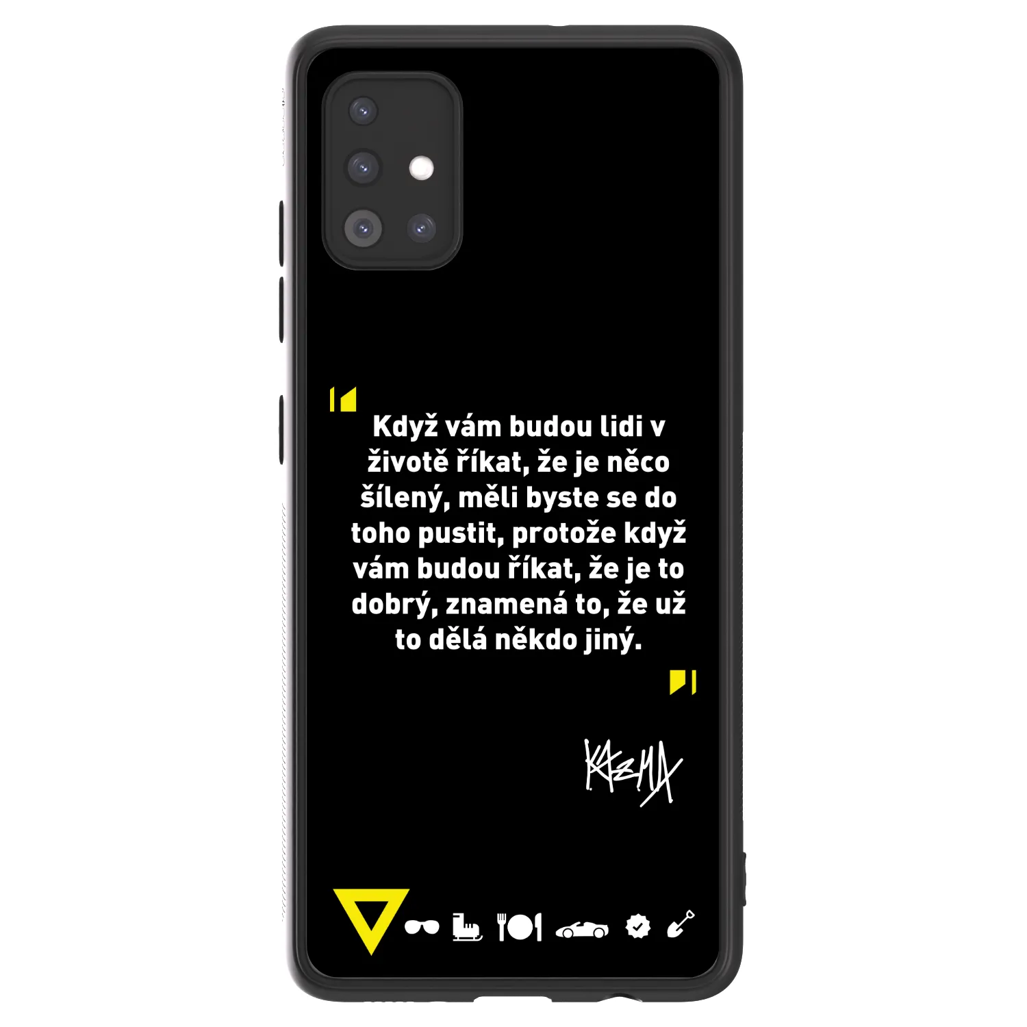 Picasee ULTIMATE CASE pro Samsung Galaxy A51 A515F - Kazma - MĚLI BYSTE SE DO TOHO PUSTIT