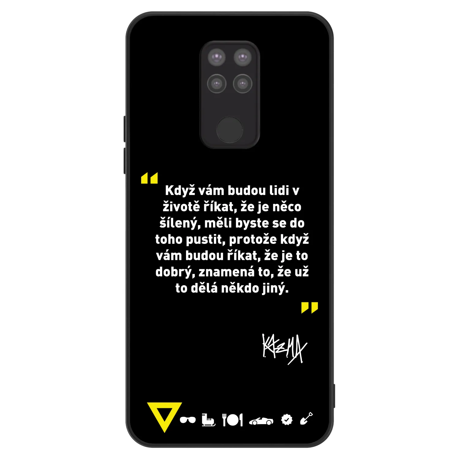 Picasee ULTIMATE CASE pro Xiaomi Redmi Note 9 - Kazma - MĚLI BYSTE SE DO TOHO PUSTIT