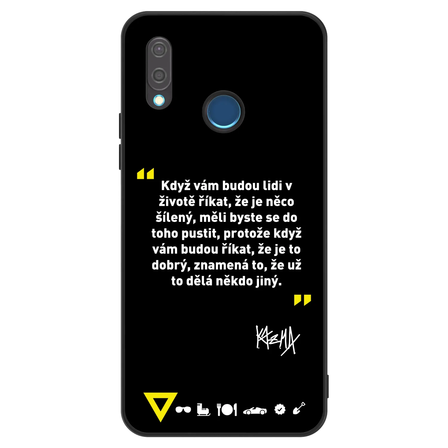 Picasee ULTIMATE CASE pro Huawei P20 Lite - Kazma - MĚLI BYSTE SE DO TOHO PUSTIT