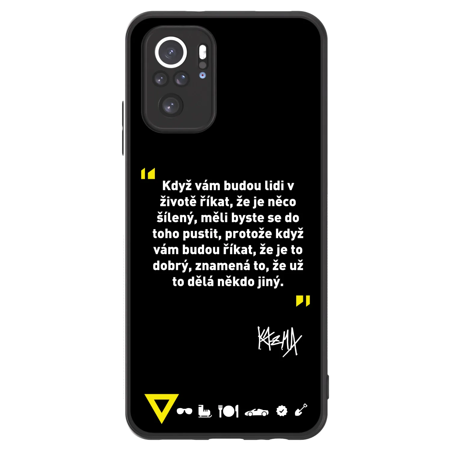 Picasee ULTIMATE CASE pro Xiaomi Redmi Note 10 - Kazma - MĚLI BYSTE SE DO TOHO PUSTIT