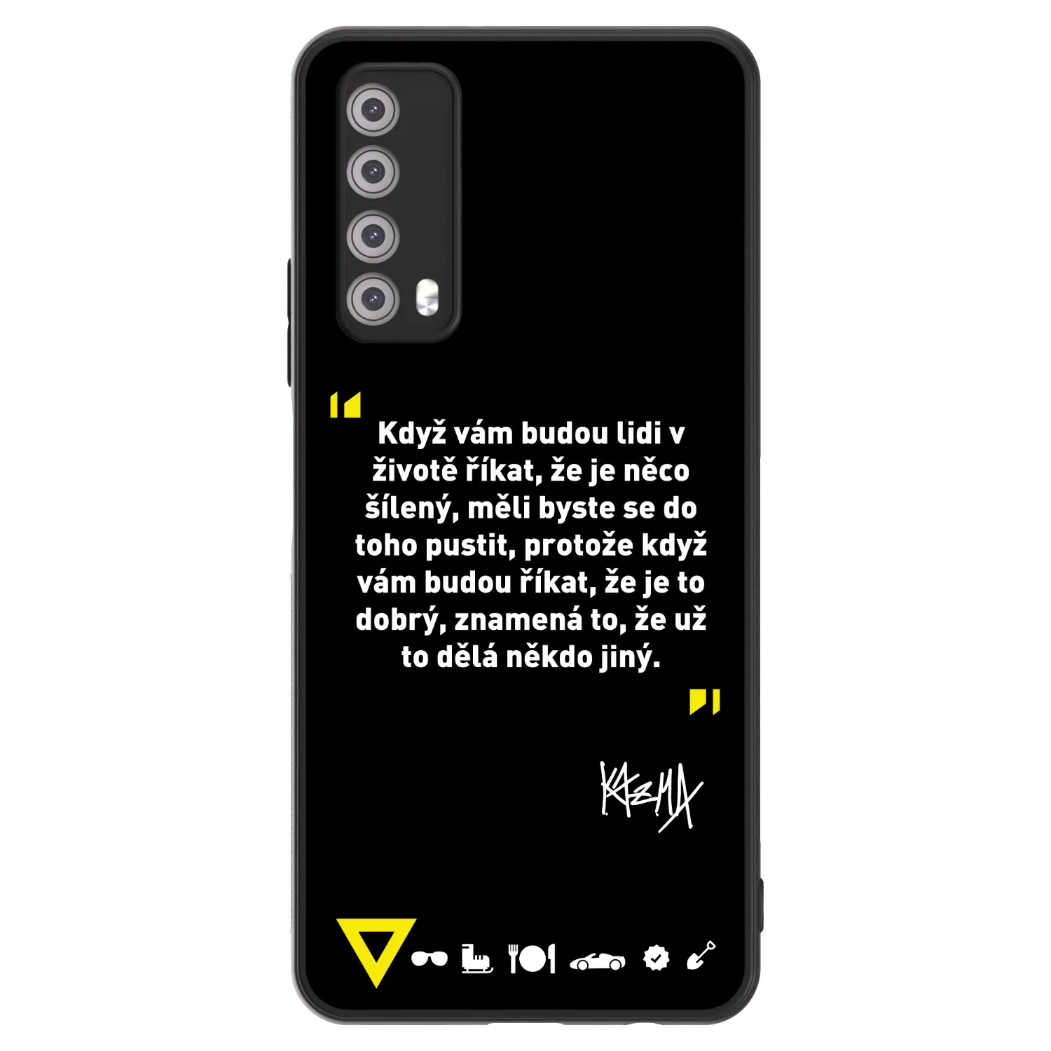 Picasee ULTIMATE CASE pro Huawei P Smart 2021 - Kazma - MĚLI BYSTE SE DO TOHO PUSTIT