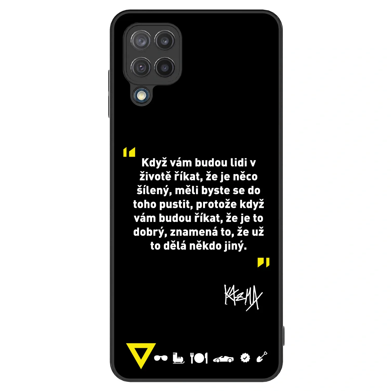 Picasee ULTIMATE CASE pro Samsung Galaxy M12 M127F - Kazma - MĚLI BYSTE SE DO TOHO PUSTIT
