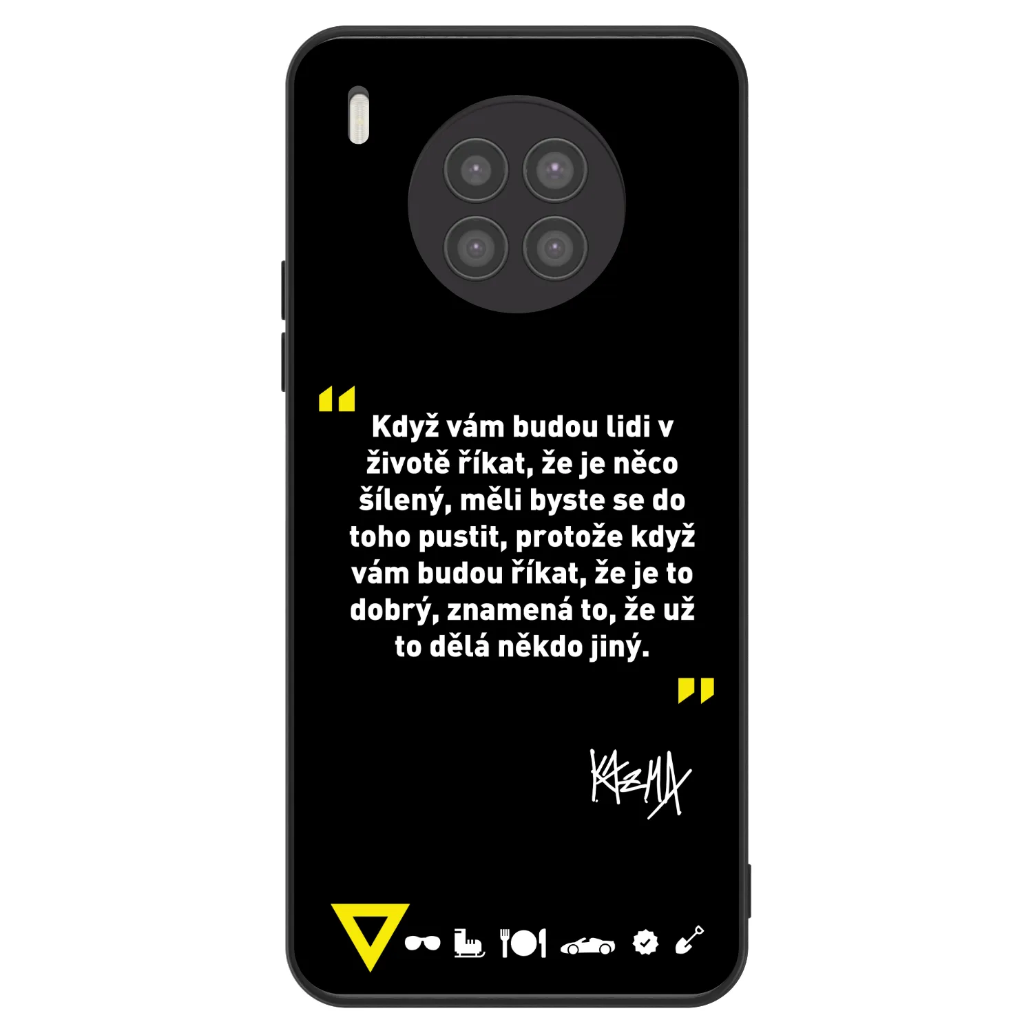 Picasee ULTIMATE CASE pro Huawei Nova 8i - Kazma - MĚLI BYSTE SE DO TOHO PUSTIT