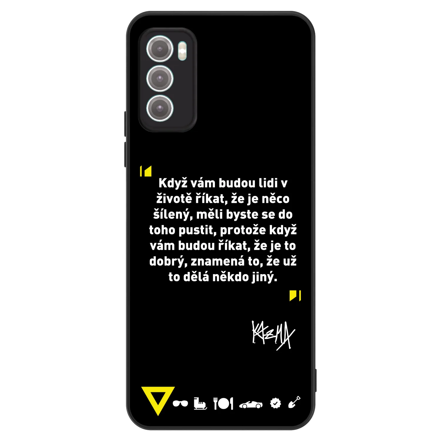 Picasee ULTIMATE CASE pro Motorola Moto G60 - Kazma - MĚLI BYSTE SE DO TOHO PUSTIT
