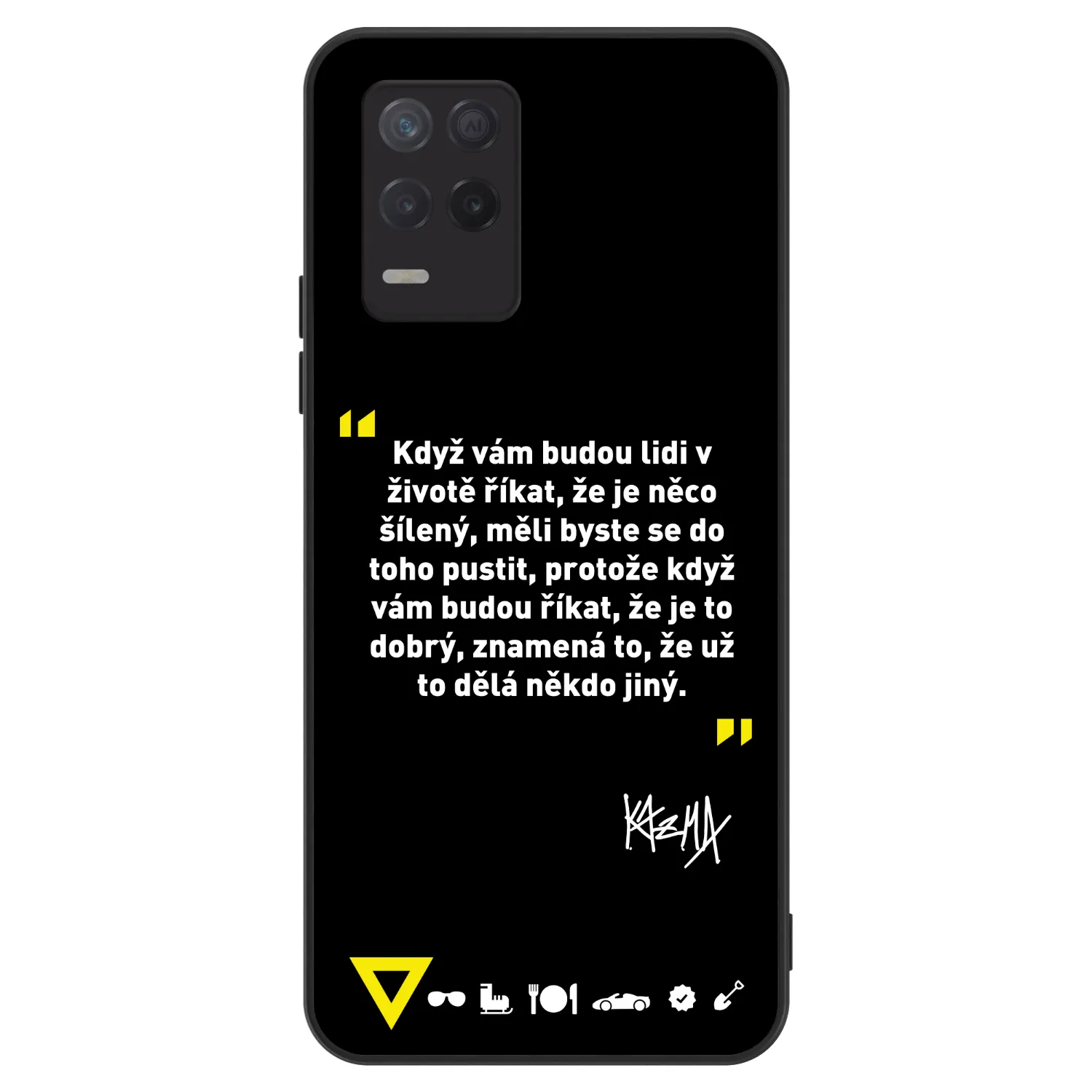 Picasee ULTIMATE CASE pro Realme 8 5G - Kazma - MĚLI BYSTE SE DO TOHO PUSTIT