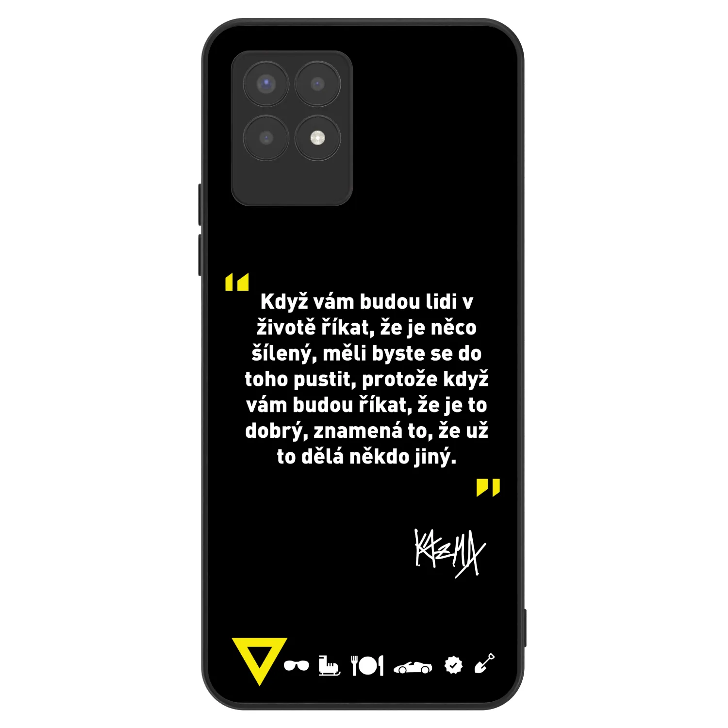 Picasee ULTIMATE CASE pro Realme 8i - Kazma - MĚLI BYSTE SE DO TOHO PUSTIT