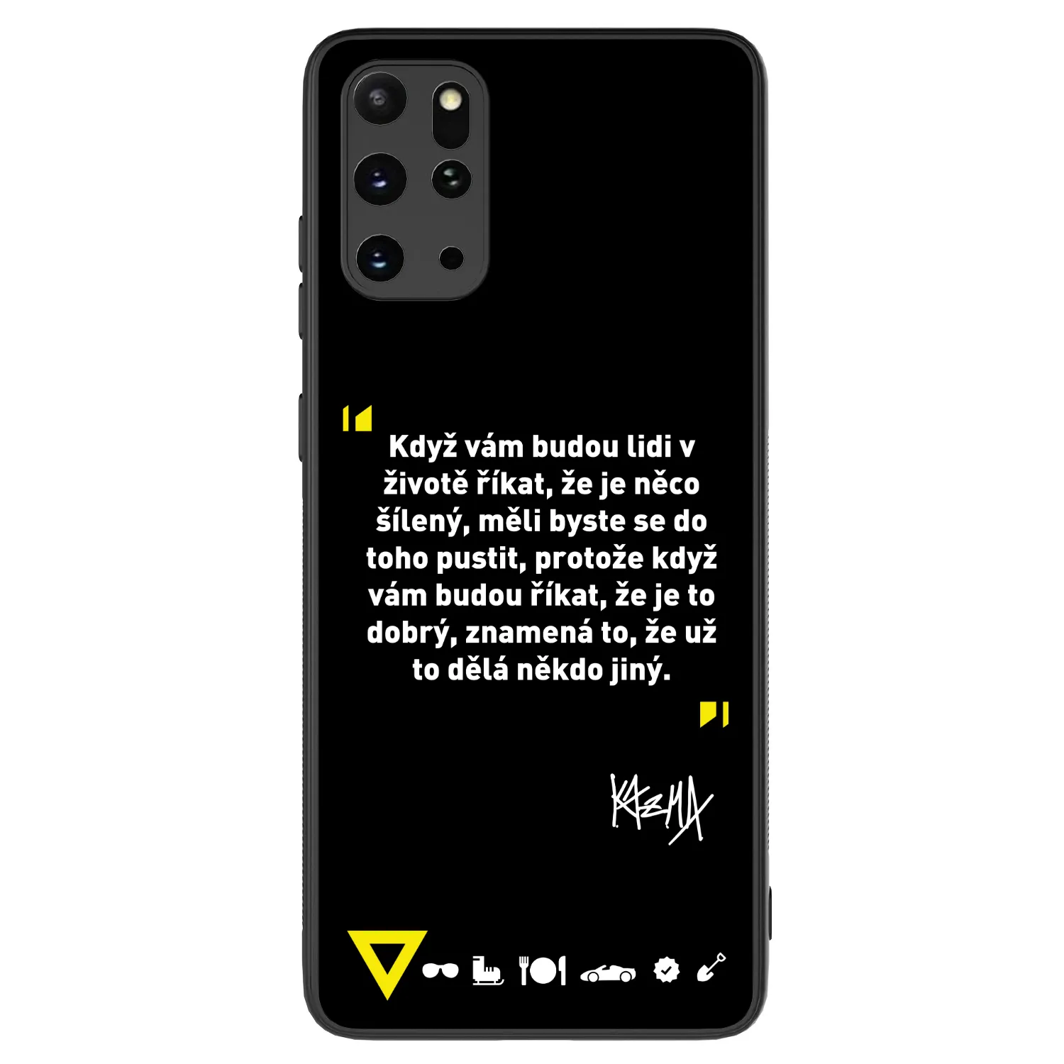 Picasee ULTIMATE CASE pro Samsung Galaxy S20+ G985F - Kazma - MĚLI BYSTE SE DO TOHO PUSTIT