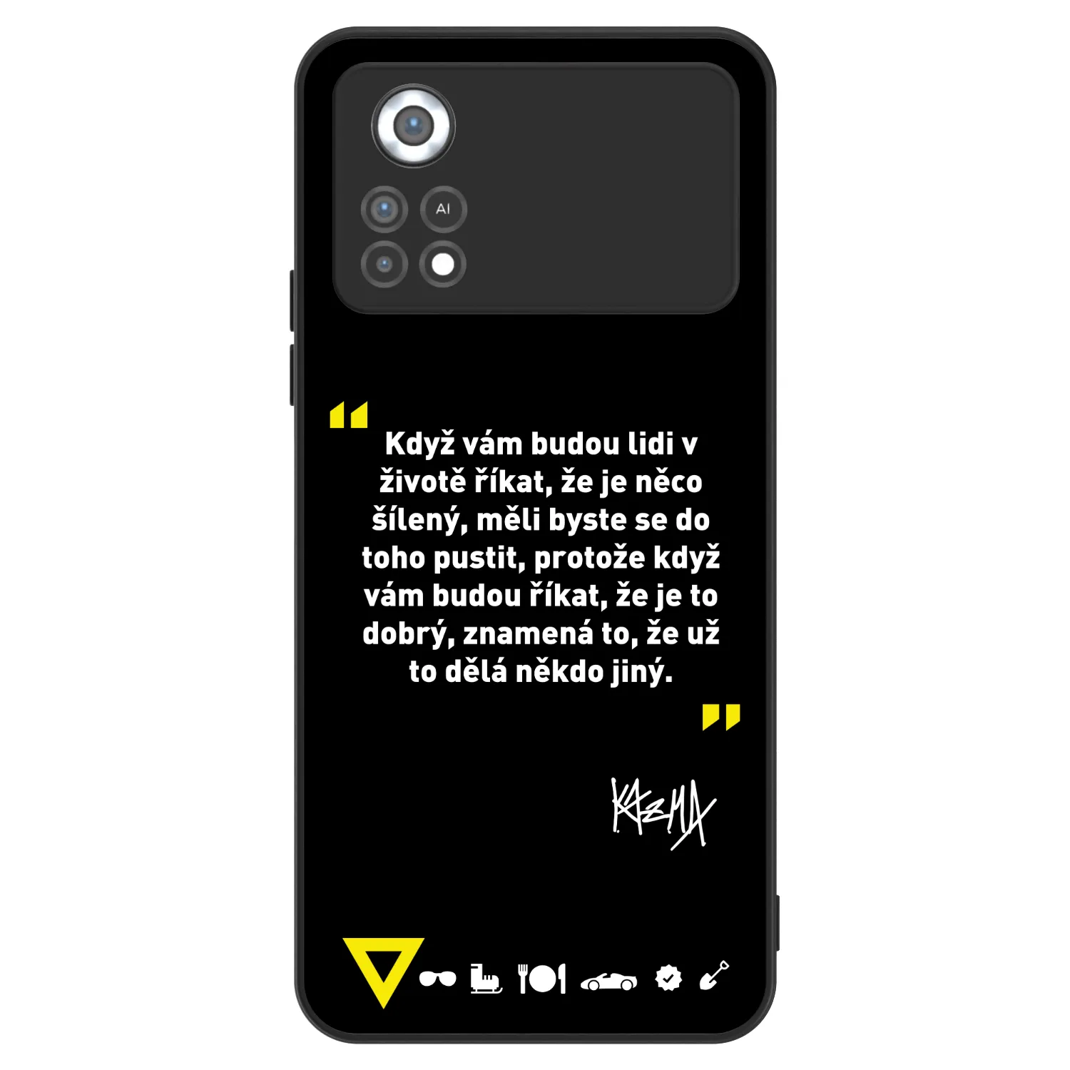 Picasee ULTIMATE CASE pro Xiaomi Poco X4 Pro 5G - Kazma - MĚLI BYSTE SE DO TOHO PUSTIT
