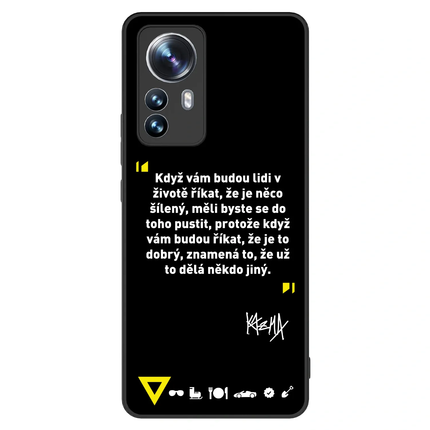 Picasee ULTIMATE CASE pro Xiaomi 12 Pro - Kazma - MĚLI BYSTE SE DO TOHO PUSTIT
